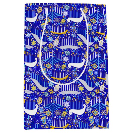 Maximal Hanukkah Mittlere Geschenktüte (Vorderseite)