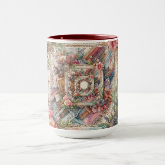 Maximal Vintage Dekoupage Tasse (Zentrum)