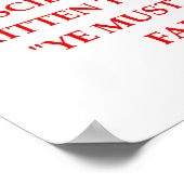 Maximale Anführungsquote Poster (Ecke)