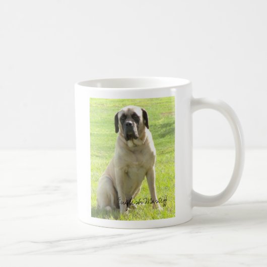Maximale, englische Mastiff-Tasse Kaffeetasse (Rechts)