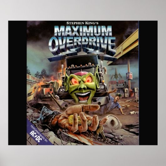 Maximale Überlaufsteuerung Poster (Vorne)