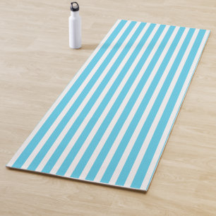 Maximaler Blau Vertikal Gestreifter Yoga-Matte Yogamatte