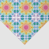 Maximaler Regenbogen Blumenbrunnen Diamantstapel Seidenpapier (Detail)