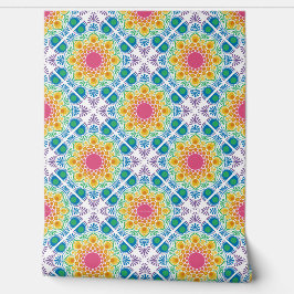 Maximaler Regenbogen Blumenbrunnen Diamantstapel Tapete