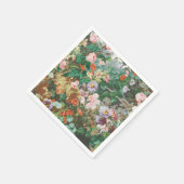 Maximaler Traum Vintag Dunkle Flora Serviette (Ecke)