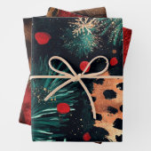 Maximaler Weihnachtsmann Geschenkpapier Set (Beispiel)