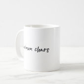 Maximales Chaos Kaffeetasse (Vorderseite Links)