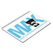 Maximales gewundenes Notizbuch Notizblock (Linke Seite)