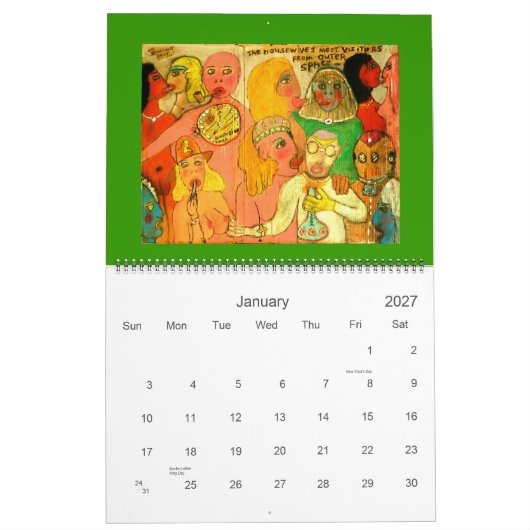 Maximales Sturdivant - Kalender des Werks-2009 (Jan 2027)