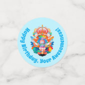 Maximalismus Geburtstag Konfetti (Klein Vorderseite)