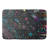 Maximalist Abstract Expression  Badematte (Vorderseite)