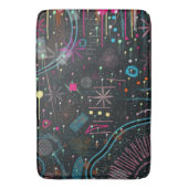 Maximalist Abstract Expression  Badematte (Vorderseite Vertikal)