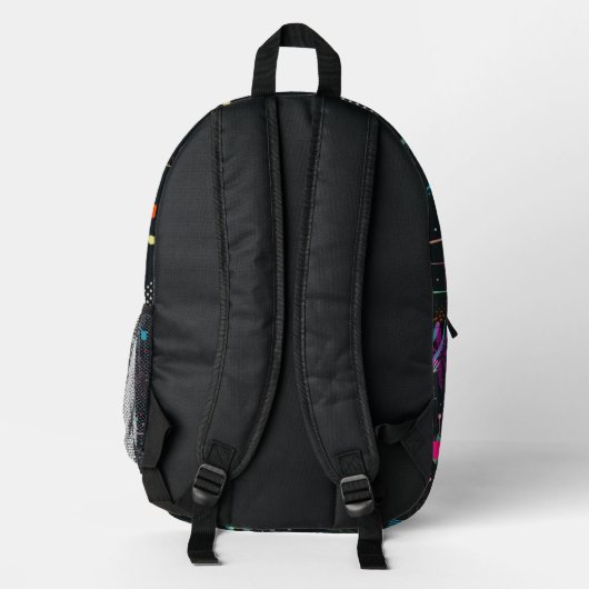 Maximalist Abstract Expression  Bedruckter Rucksack (Rückseite)