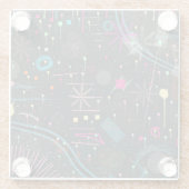 Maximalist Abstract Expression  Glasuntersetzer (Rückseite)