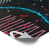 Maximalist Abstract Expression  Poster (Ecke)