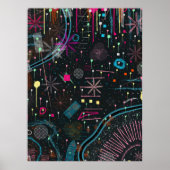 Maximalist Abstract Expression  Poster (Vorne)
