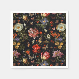 Maximalist Barock Floral Serviette