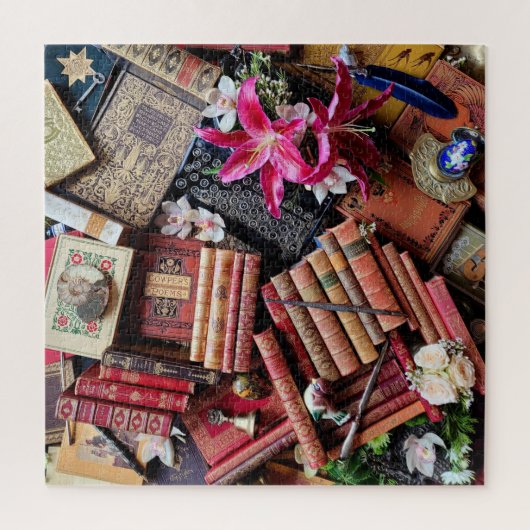 Maximalist Bibliophile Schreibwriter Puzzle (Vertikal)