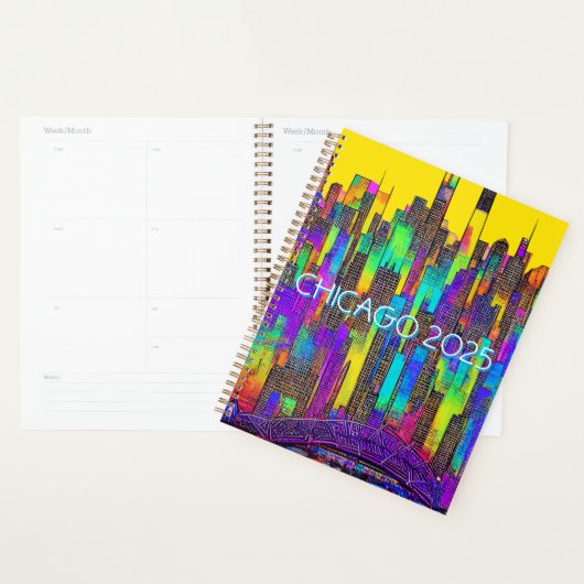 Maximalist Chicago Skyline Planer (Anzeige)