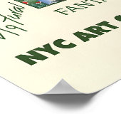 Maximalist Garden Tea Party Art Print Poster (Ecke)