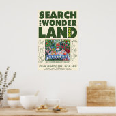 Maximalist Garden Tea Party Art Print Poster (Küche)