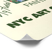 Maximalist Garden Tea Party Art Print Poster (Ecke)