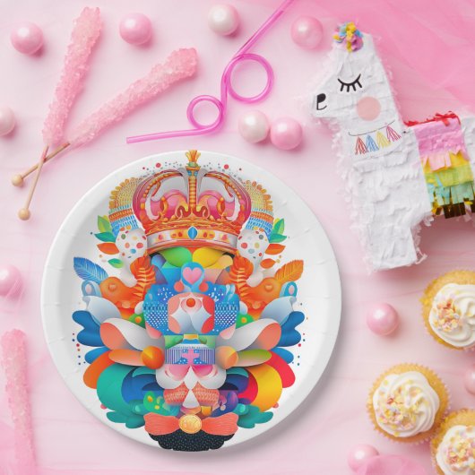 Maximalist Heraldic Wappen Pappteller (Party)