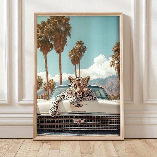 Maximalist Leopard Print, Luxury Leopard Poster