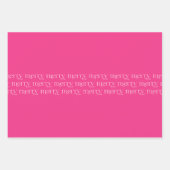 Maximalist Merry Bright Pinks und White Geschenkpapier Set (Vorderseite 3)