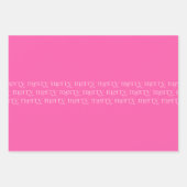 Maximalist Merry Bright Pinks und White Geschenkpapier Set (Vorderseite 2)