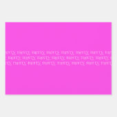 Maximalist Merry Bright Pinks und White Geschenkpapier Set (Vorderseite)