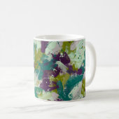 Maximalist Paint Splatters Kaffeetasse (VorderseiteRechts)