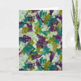 Maximalist Paint Splatters Karte