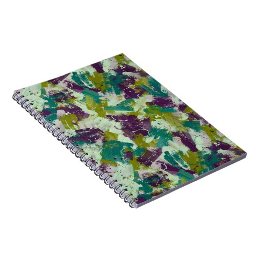 Maximalist Paint Splatters Notizblock (Rechte Seite)