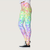 Maximalist Quirky Eclectic Colorful Rainbow Mosaik Leggings (Links)