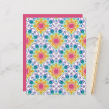 Maximalist Rainbow Floral Fountain