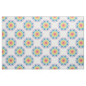 Maximalist Rainbow Floral Fountain Polka Dot Stoff (Fat Quarter (45,7 x 55,9 cm))
