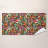 maximalist salamander forest badehandtuch (Badehandtuch)