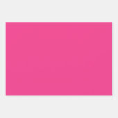 Maximalist Solid Bright Pink Geschenkpapier Set (Vorderseite 3)