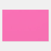 Maximalist Solid Fuchsia Bright Green Hot Pink Geschenkpapier Set (Vorderseite 3)