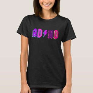 Maximalist Vibranly Bright farbenfrohe ADHD-Bewuss T-Shirt