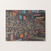 Maximalistische Chaos-Szene Puzzle (Horizontal)