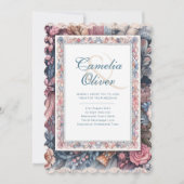 Maximalistische Einladungen für Hochzeiten mit vie (Vorderseite)