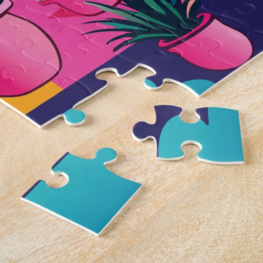 Maximalistische gepunktete Pflanze Puzzle (Seite)