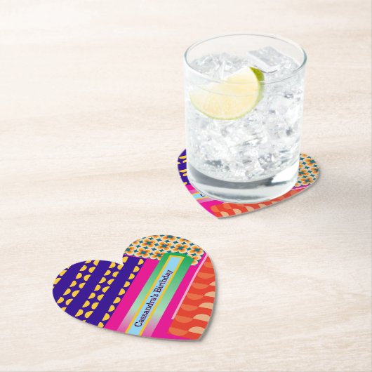 Maximalistische Wiederholung von Mustern zum Gebur Untersetzer (Vor Ort)