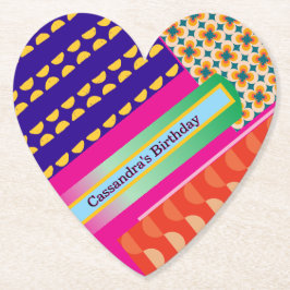 Maximalistische Wiederholung von Mustern zum Gebur Untersetzer