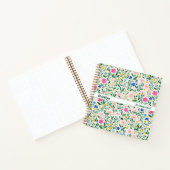 Maximalistische Wildblumen-Blumen-Quadrat Notizblock (Innenseite)