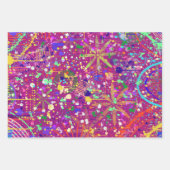 Maximalistischer Abstrakt in kühnen Farben Geschenkpapier Set (Vorderseite 2)