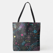 Maximalistischer abstrakter Expressionismus Tasche (Vorderseite)