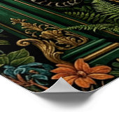 Maximalistischer Dekor Leopard Poster (Ecke)